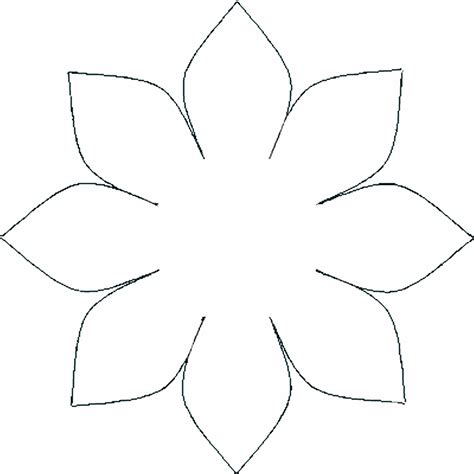 Cutting Out the Flower Template