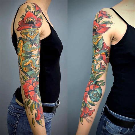 Flower sleeve tattoo designs introduction