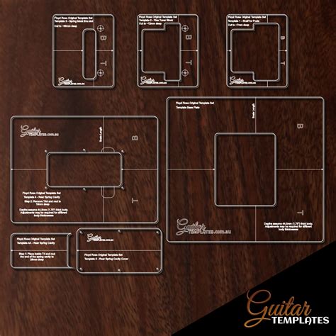 Floyd Rose Routing Template