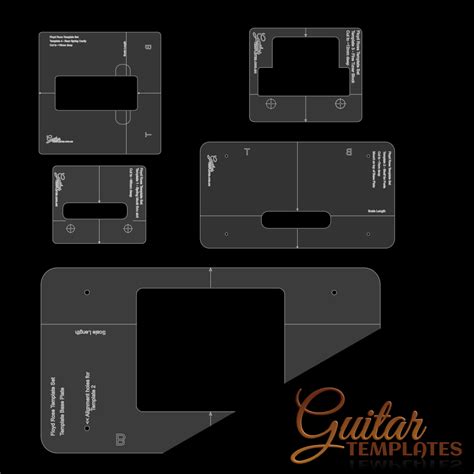 Floyd Rose Routing Template Usage