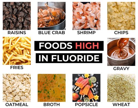 Fluoride in food benefits