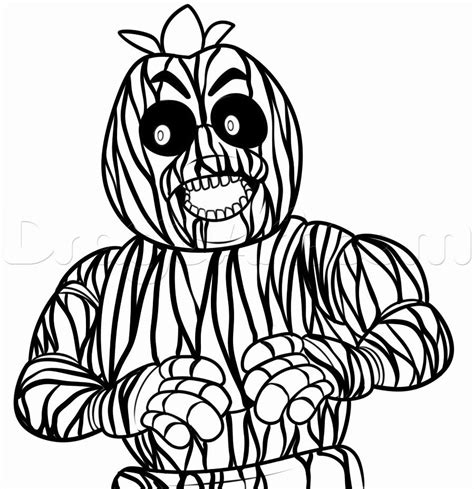 FNAF coloring printable 3