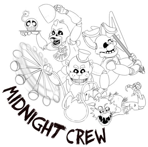 FNAF coloring printable 4