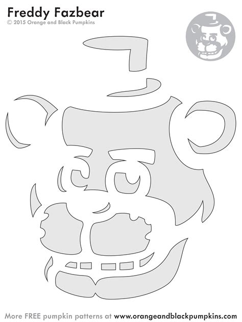 FNAF Pumpkin Carving Stencils