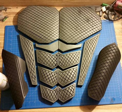 Foam armor template for crafting and cosplay