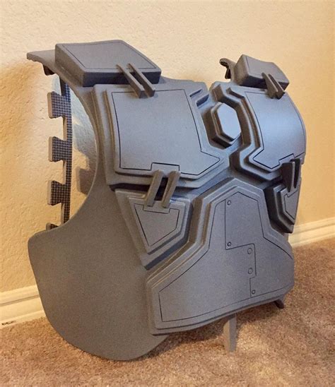 Foam armor template for science fiction