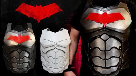 Foam armor template for superheroes