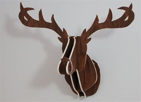 Foam Board Deer Head Template