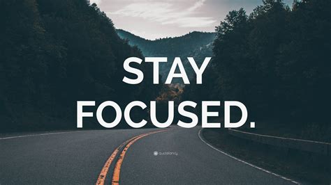 Focus and Motivation