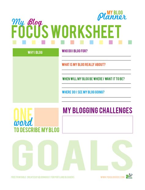 Focus Printables