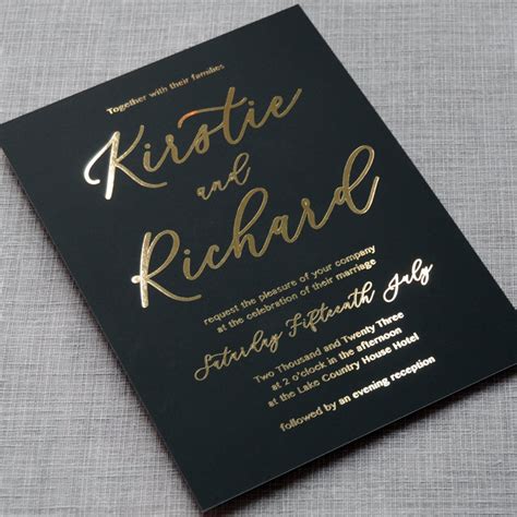 Foil-Stamped Luxury Business Card Template