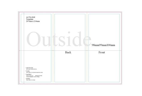 Foldable Brochure Design Template for Google Docs