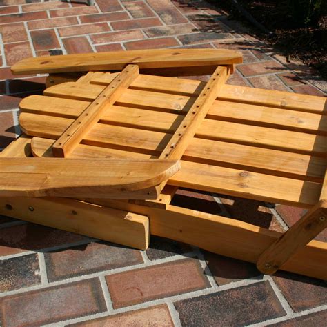 Folding Adirondack chair