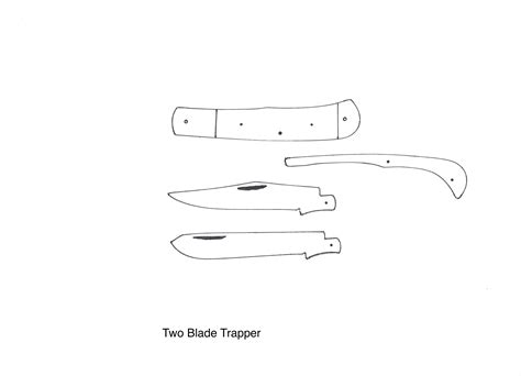 Customizable Folding Knife Template