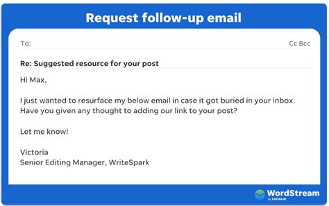 Follow-up Email Template