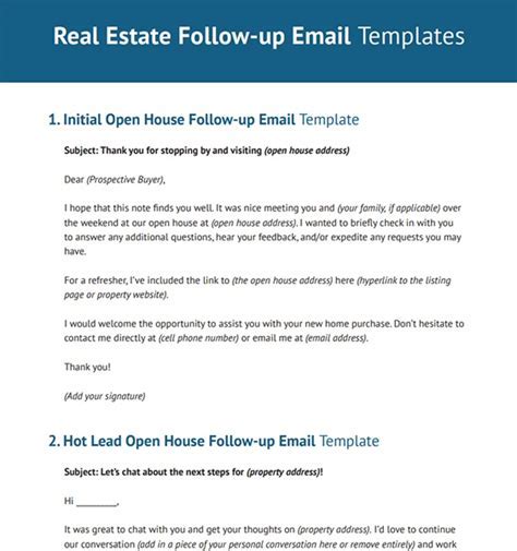 Follow-up email template for rental arbitrage gallery