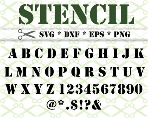 Font Stencils