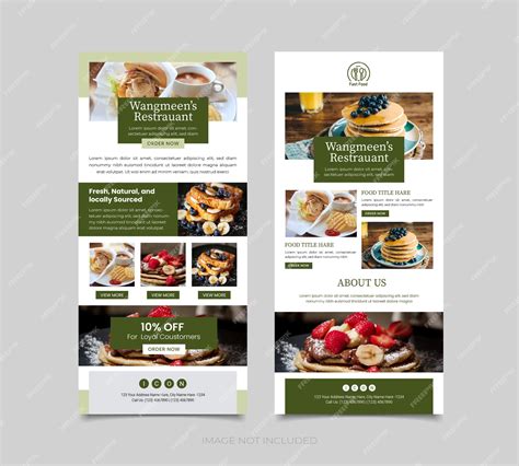 Food and Beverage Newsletter Template