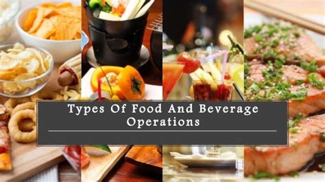 Food and Beverage Operations