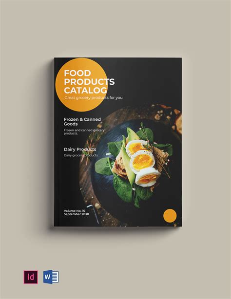 Food and Beverage Wholesale Catalog Template