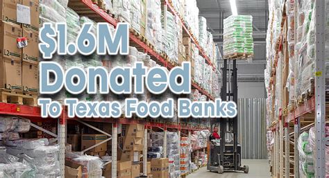 Food Bank in Texas helping distribute food