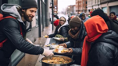 Food bank for homeless individuals