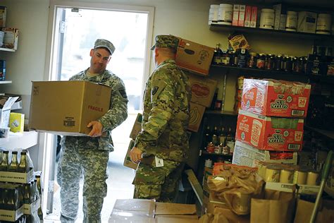 Food banks for military families