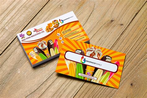 Food Business Card Template