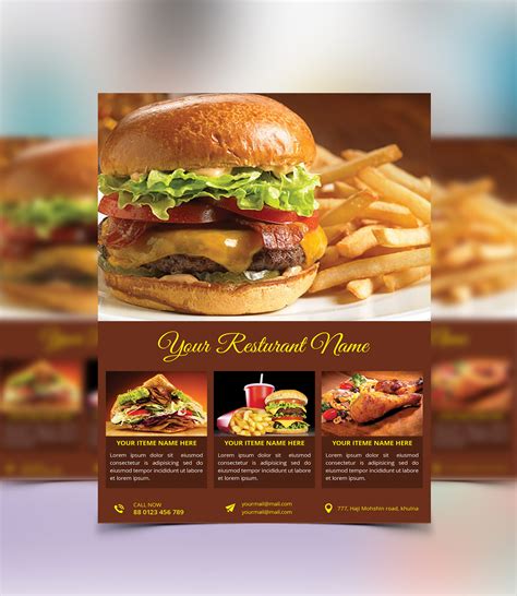 Food Business Flyer Templates