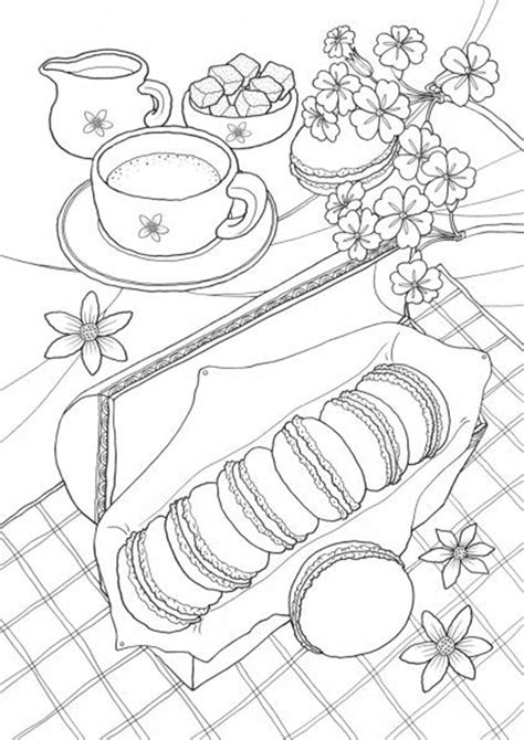 Food Coloring Books for Adults