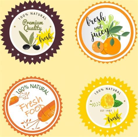 Food Label Design Template