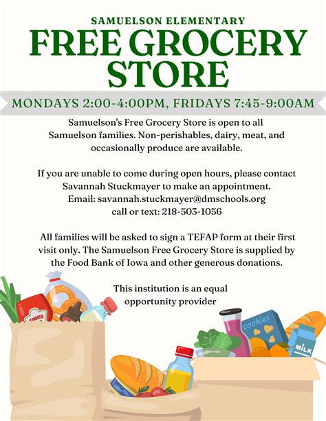 Food Pantry Flyer Template Conclusion