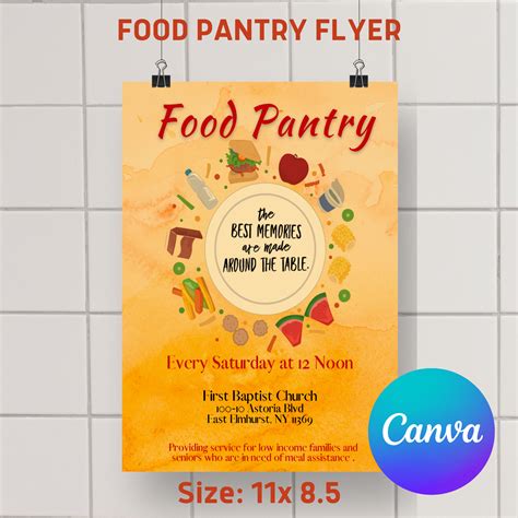 Food Pantry Flyer Template Templates