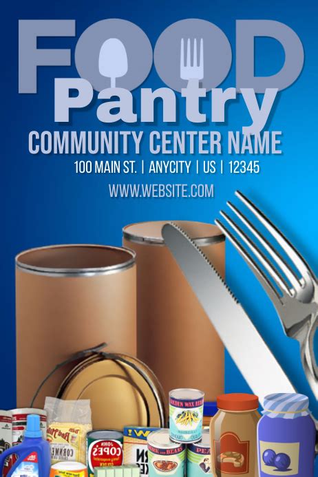 Food Pantry Flyer Template Word