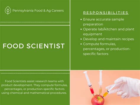 Food science career