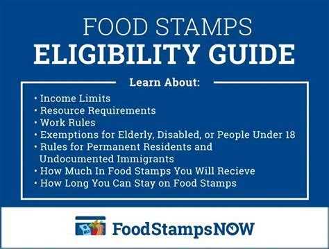 Hình ảnh về lợi ích của chương trình Food Stamp