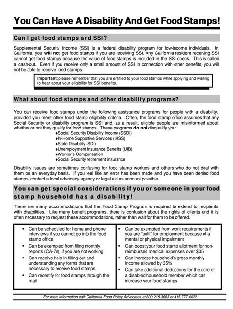 Food Stamp FAQ