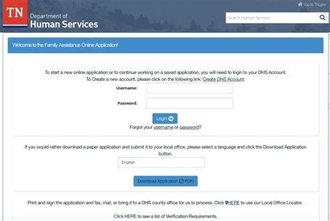 Food stamp application online