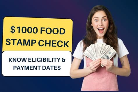 Eligibility and Application for Food Stamp Checks