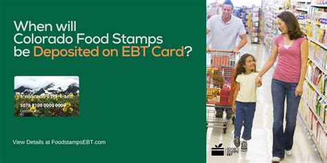 Colorado Food Stamp Deposit Dates