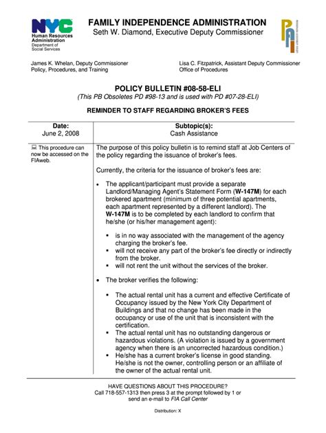 Food Stamp Letter from Landlord Instructions