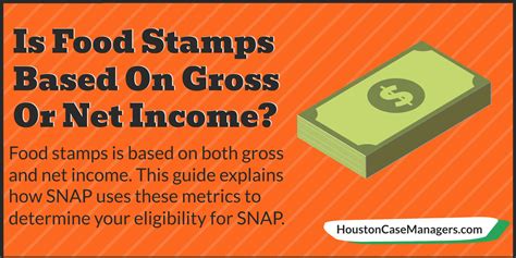 Image of food stamp net income