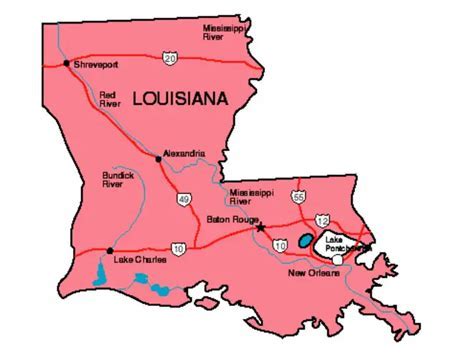 Food Stamp Office Map in Houma, LA