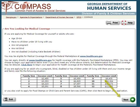 Food Stamp Website in Augusta GA