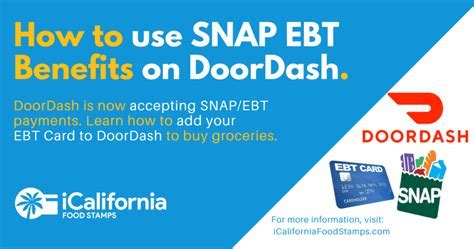 Food Stamps for DoorDash Deliveries