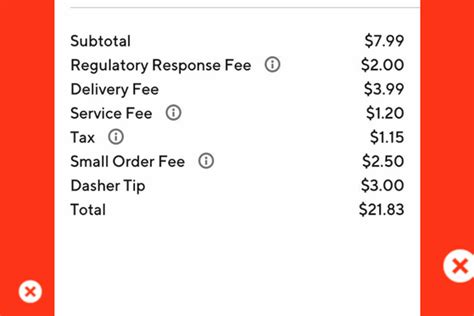 Food Stamps DoorDash Delivery Fees