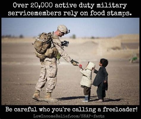 Food Stamps for Active Duty Military