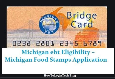 Food Stamps in Michigan Application