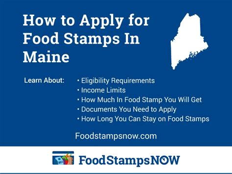 Food Stamps Maine Application Process