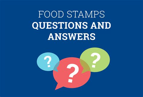 Food Stamps Questions